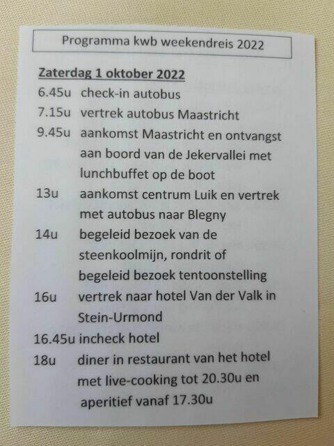 Weekendreis #3 2022 10 01-02 03